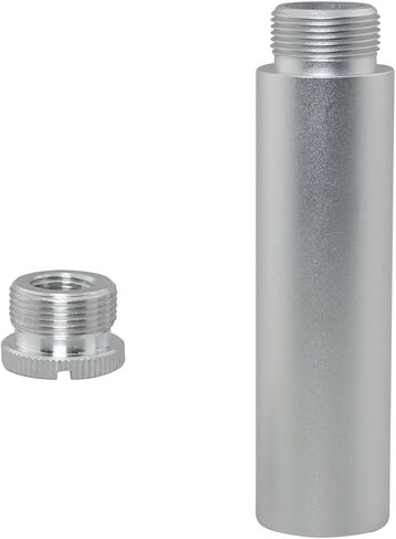 Mic Stand Extension Tube 3/8" Female to 5/8" Male Microphone Extension Pipe, Silver in Saudi Arabia