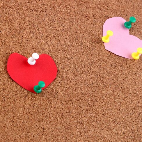 لوحة فلين للنشرات بإطار خشبي مقاس 25.4 سم × 10.16 سم، لوحة فلين صغيرة من خشب الصنوبر، لوحة دبوس كلاسيكية صغيرة باللون البيج مع مجموعة تركيب ودبابيس دفع للمنزل والمكتب واللوازم المدرسية in Kuwait