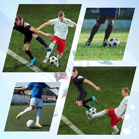 Soccer Shin Guards for Kids Youth Adults Shin Pads and Shin Guard Sleeves, Lightweight and Compact Protective Soccer Equipment for Football Games Reduce Shocks and Injuries, White in Saudi Arabia