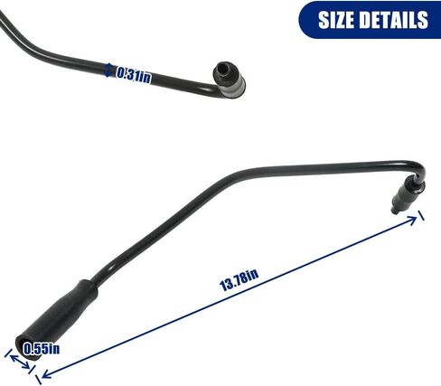 خرطوم تنفيس علبة المرافق، 4854265 خرطوم تنفيس علبة المرافق لمشعب السحب متوافق مع جيب رانجلر TJ 4.0L 1997-2004، جيب جراند شيروكي XJ 4.0L 1996-2001 04854265 in Kuwait