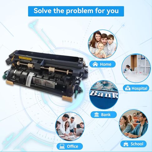 مجموعة صيانة الطباعة 40X4724-AP مناسبة لـ T650 / T652 / T654 / T656 / X652 / X654 / X656 / X658 (110 فولت) مع مصهر 40X4418-AP in Kuwait