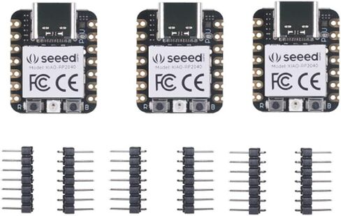 وحدة التحكم الدقيقة Seeed Studio XIAO RP2040، مع معالج ARM Cortex M0+ ثنائي النواة، تدعم Arduino وMicroPython وCircuitPython مع واجهات غنية. in Saudi Arabia