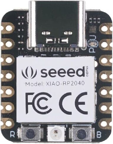 وحدة التحكم الدقيقة Seeed Studio XIAO RP2040، مع معالج ARM Cortex M0+ ثنائي النواة، تدعم Arduino وMicroPython وCircuitPython مع واجهات غنية. in Saudi Arabia