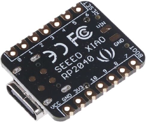 وحدة التحكم الدقيقة Seeed Studio XIAO RP2040، مع معالج ARM Cortex M0+ ثنائي النواة، تدعم Arduino وMicroPython وCircuitPython مع واجهات غنية. in Saudi Arabia