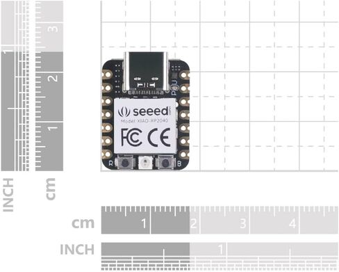 وحدة التحكم الدقيقة Seeed Studio XIAO RP2040، مع معالج ARM Cortex M0+ ثنائي النواة، تدعم Arduino وMicroPython وCircuitPython مع واجهات غنية. in Saudi Arabia