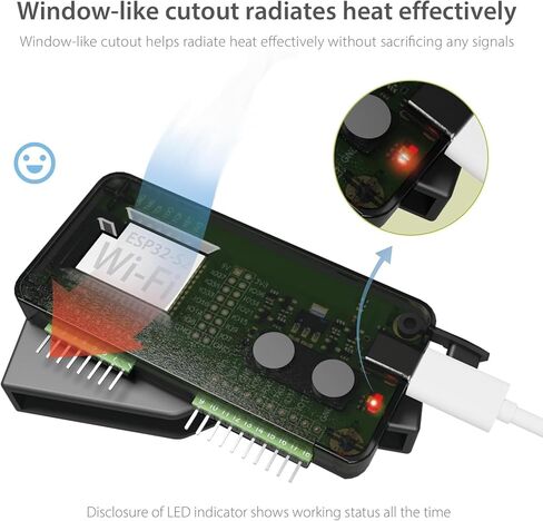 الكل في واحد - مجموعة حافظة واقية لـ Flipper Zero وللوحة Wi-Fi Dev Board V1 ESP32-S2، ملحقات مجموعة المبتدئين الأكثر اكتمالا لـ Flipper Zero - أسود in Kuwait