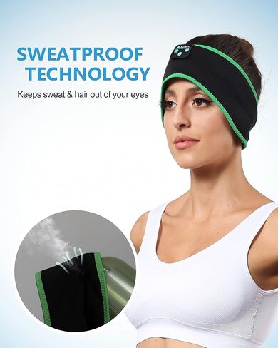 Sleep Headphones, Bluetooth Sleeping Headphones Headband Soft Elastic Comfortable Bluetooth Headband,Cool Tech Gadgets Sleeping Christmas Valentine's Day Birthday Gifts for Women&Man in Saudi Arabia