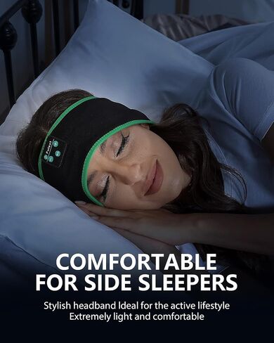 Sleep Headphones, Bluetooth Sleeping Headphones Headband Soft Elastic Comfortable Bluetooth Headband,Cool Tech Gadgets Sleeping Christmas Valentine's Day Birthday Gifts for Women&Man in Saudi Arabia