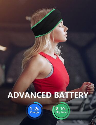 Sleep Headphones, Bluetooth Sleeping Headphones Headband Soft Elastic Comfortable Bluetooth Headband,Cool Tech Gadgets Sleeping Christmas Valentine's Day Birthday Gifts for Women&Man in Saudi Arabia