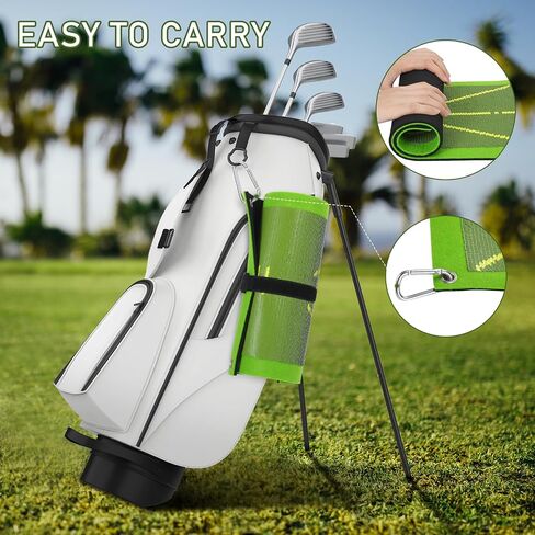 Golf Hitting Mat, Golf Mat for Swing Testing, Batting Path Feedback Golf Training Mat, Golf Swing Mat for Indoor Outdoor Use, Golf Impact Mat That Shows Swing Path in Saudi Arabia