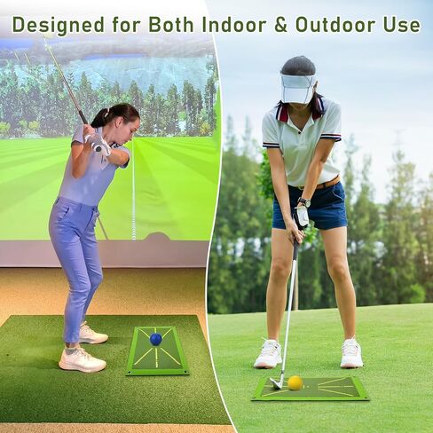 Golf Hitting Mat, Golf Mat for Swing Testing, Batting Path Feedback Golf Training Mat, Golf Swing Mat for Indoor Outdoor Use, Golf Impact Mat That Shows Swing Path in Saudi Arabia