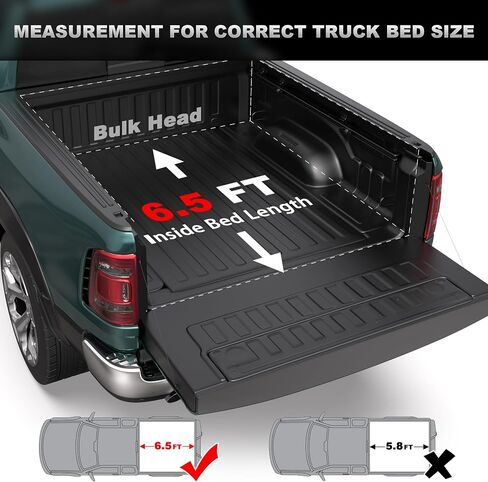 غطاء تونيو لسرير الشاحنة ناعم قابل للطي متوافق مع 14-18 Chevy Silverado/GMC Sierra 1500 (19 LD/LTD)، 15-18 Silverado/Sierra 2500 3500 HD، Fleetside 8FT —96 بوصة (نمط عاكس) in Kuwait