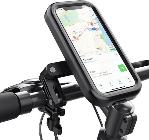 Motorcycle Phone Mount,Bike Phone Mount,Universal Handlebar Fit for Bikes,ATV Scooter,Scooters,Strollers,for iPhone 15Pro Max,Galaxy S23 A10 and 4.7"- 6.8" in Saudi Arabia