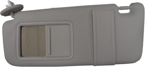 PT Auto Warehouse SNV-TO9185G-LH - Sun Visor, Gray - with Vanity Light, Driver Side, Replaces # ‎74320-0T022-B1, 74320-73010-B0, ‎743200T022B1, 7432073010B0 in Saudi Arabia