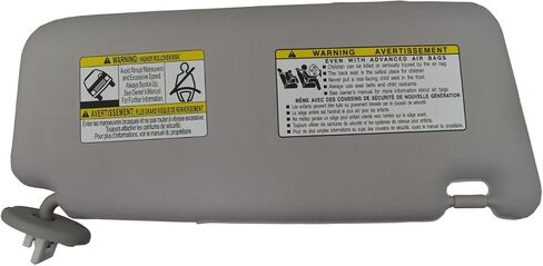 PT Auto Warehouse SNV-TO9185G-LH - Sun Visor, Gray - with Vanity Light, Driver Side, Replaces # ‎74320-0T022-B1, 74320-73010-B0, ‎743200T022B1, 7432073010B0 in Saudi Arabia