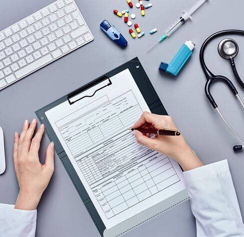 حافظة للتمريض قابلة للطي، حافظة للتمريض قابلة للطي وسهلة الاستخدام، حافظة للممرضات مكونة من 3 طبقات مع ملصق مرجعي طبي سريع الوصول على لوحتها، حافظة للتمريض ثلاثية الطي للممرضات والأطباء in Kuwait