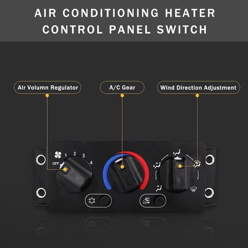 مفتاح التحكم في سخان تكييف الهواء، مفتاح التحكم في سخان HVAC لـ Mack CHU612 2008-2018 Mack CHU613 2000-2014 Mack CHU614 2014-2018، يستبدل لوحة التحكم في سخان HVAC in Kuwait