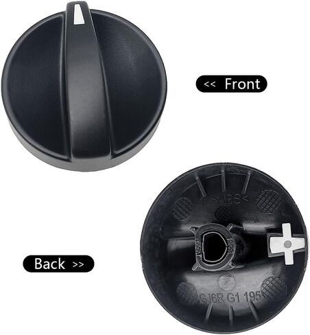 HVAC Control Knobs Fit for Mazda 6 2006 2007 2008 A/C Heater Fan Climate Control Switch Knob Replace GV3A-61-195 GV2W-61-195 Black 3-Pack in Kuwait