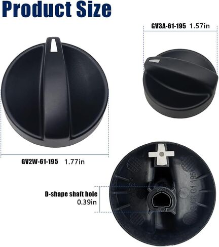 HVAC Control Knobs Fit for Mazda 6 2006 2007 2008 A/C Heater Fan Climate Control Switch Knob Replace GV3A-61-195 GV2W-61-195 Black 3-Pack in Kuwait