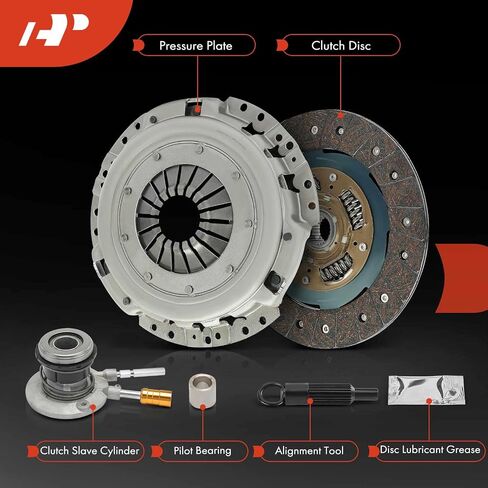 مجموعة قابض ناقل الحركة A-Premium مع أسطوانة القابض التابعة متوافقة مع شيفروليه S10 1996-2003 2.2L & GMC Sonoma 1996-2003 2.2L & Isuzu Hombre 1996-2000 2.2L، استبدال # L04155، 624280677 in Saudi Arabia