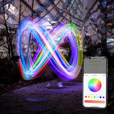 Jump Rope LED Smart Glowing Skipping Ropes for Kids Adjustable Color for Women Men Children Fitness Exercise, USB Rechargeable Luminous Accessory Match with 4.5-6MM Rope Handle in Saudi Arabia