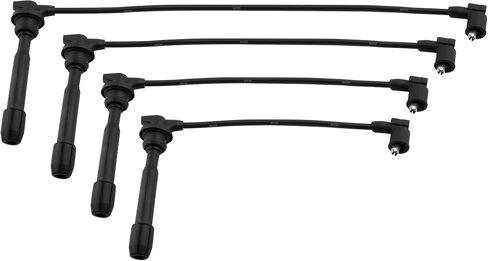 BOXI Set of 4 Ignition Spark Plug Cable Wire Set for Hyundai Elantra 1996-2012/Tiburon 1997-08/ Tucson 05-08 / for Kia Soul 10-11/Spectra 04-09/Spetra5 05-09/Sportage 05-09 | OE# 27501-23B00 671-4239 in Saudi Arabia