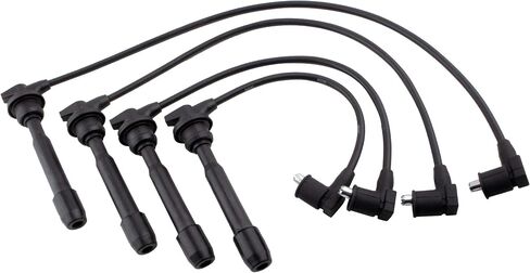 BOXI Set of 4 Ignition Spark Plug Cable Wire Set for Hyundai Elantra 1996-2012/Tiburon 1997-08/ Tucson 05-08 / for Kia Soul 10-11/Spectra 04-09/Spetra5 05-09/Sportage 05-09 | OE# 27501-23B00 671-4239 in Saudi Arabia