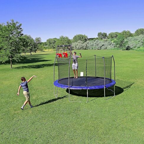 ترامبولين سكاي ووكر ترامبولين 15 بوصة ملحق حلقة كرة السلة المزدوجة in Kuwait