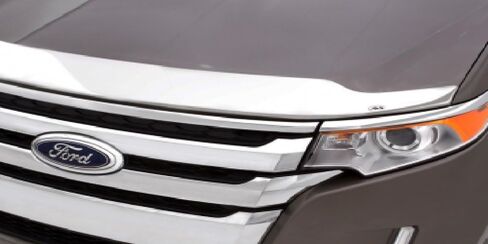 Auto Ventshade [AVS] Aeroskin Hood Protector | 2015 - 2020 Cadillac Escalade/Escalade ESV, Low Profile/Flush - Chrome | 622107 in Saudi Arabia
