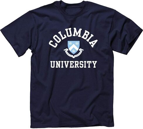 تي شيرت بارنسميث جامعة كولومبيا بأكمام قصيرة باللون الأزرق الداكن in Kuwait
