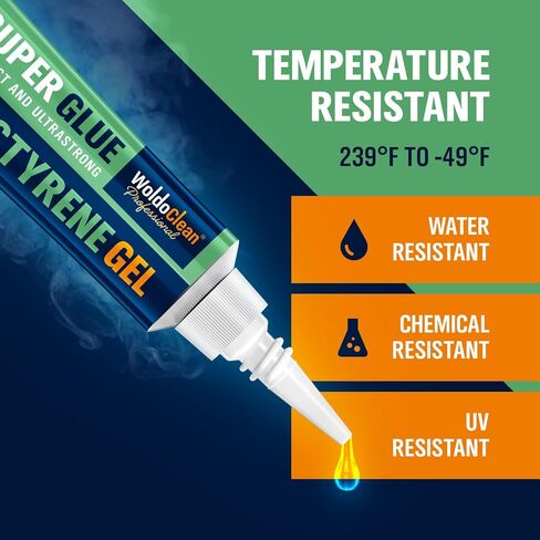 Super Glue Gel for Styrofoam for All Types of Foam 20g - with high Strength Within a Very Short time in Kuwait