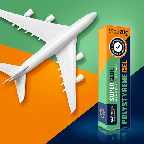 Super Glue Gel for Styrofoam for All Types of Foam 20g - with high Strength Within a Very Short time in Kuwait