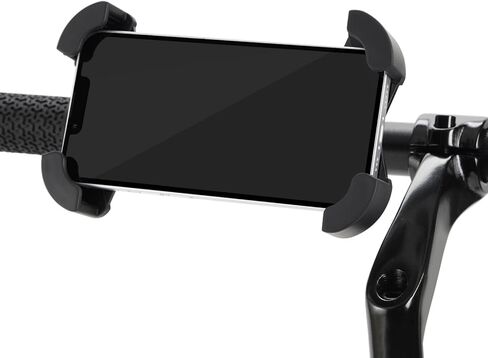 حامل هاتف للدراجة، قابل للتعديل 360 درجة لدراجة نارية وسكوتر لهاتف iPhone 15 14 Pro Max، والهواتف المحمولة (حتى 7 بوصة) in Kuwait