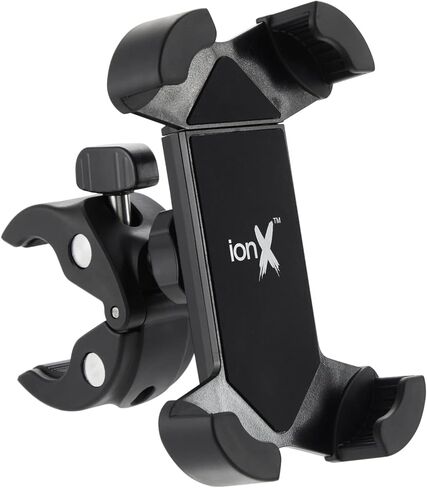 حامل هاتف للدراجة، قابل للتعديل 360 درجة لدراجة نارية وسكوتر لهاتف iPhone 15 14 Pro Max، والهواتف المحمولة (حتى 7 بوصة) in Kuwait