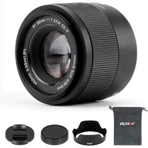 VILTROX 56mm F1.7 f/1.7 XF-Mount APS-C Autofocus Large Aperture Lens for Fujifilm Fuji X-Mount Camera X-E3 X-E4 X-H1 X-PRO2 X-PRO3 X-T1 X-T2 X-T3 X-T4 X-T20 X-T30 X-T30II X-T200 X-S10 X-H2 X-H2S X-S20