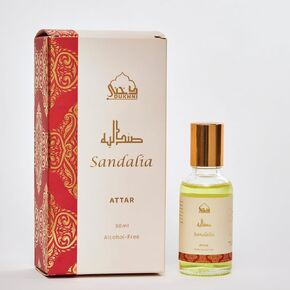 Dukhni Sandalia Attar Oil Arab Perfume Oils للرجال والنساء | 30 مل لفة نقية على العطور ، صندل ، عطر زيت خشب الصندل | العيد ، رامضان عوائق وهدايا ، روائح إسلامية نباتية