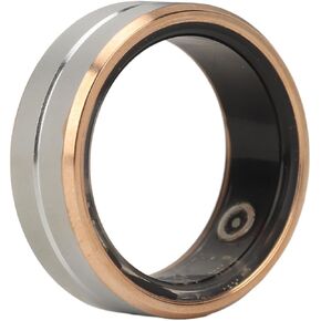 Smart Ring Health Tracker, Fitness Heart Rate Tracker Smart Ring, IP68 Water Resistant App Control Bluetooth Fitness Tracker Rings Compatible with iOS Android