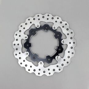 Power James 11.8 "Floating Frant Brake Rotor 7 ثقوب تناسب Harley Davidson Touring 17.0" عجلة الإزميل ， 18.0 "Slicer Wheel Cvo Glide Ultra Fltruse Cvo Limited- flhtkse