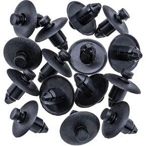 rexka 15pcs الباب الداخلي تقليم لوحة التجنيب نافذة الباب مصببة المقطع نايلون أسود لكرايسلر Wx68dx9aa