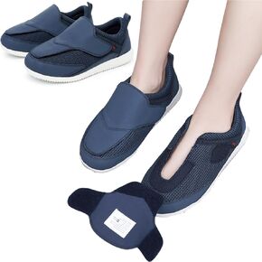 Diabetic Shoes for Women Extra Wide Width Walking Shoes Slip-on Shoes Comfortable and Breathable Adjustable Walking Shoes for for Elderly,Edema,Swollen Feet