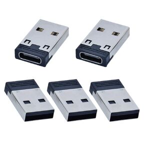 cablecc 5pcs/lot Reversible Type C USB-C Female to 480Mbps USB 2.0 A Male Data 5V/3A Power Adapter for Laptop Tablet Phone