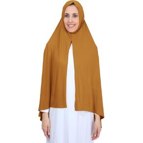 لا يتم مشاهدته من خلال وشاح الحجاب القطني الفوري للنساء ، على استعداد لارتداء وشاح الرأس المسلم