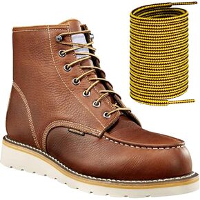 Shoelaces for Carhartt Wedge Boot, 4.5MM Round Shoe Laces Strings Replacement for Hiking Working Shoes