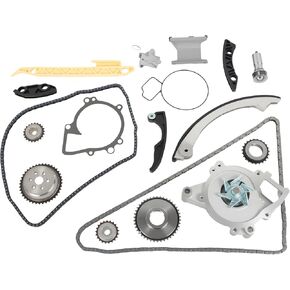 2.4 Timing Chain Kit w/Water Pump Fits for Regal & Verano & Captiva Sport & Equinox & Terrain & Malibu & LaCrosse & HHR & Cobalt & G6 & Solstice & Aura & Sky & Vue & G5 & Ion L4 DOHC