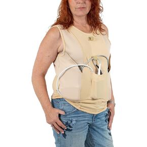 LVAD Women Tank Top for HeartMate | Ultrathin Spandex Mesh Fabric | Designed for Comfort & Safety