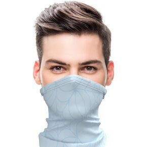 nanoSPACE Neck Gaiter Thin, Breathable Micro-Mesh® with Nanosilver® membrane 97-99.9% filter efficiency