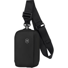Victorinox Travel Essentials, City Pouch, 2-Way Carry Bag with Additional Strap - Black