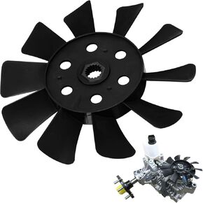 1A646083070 10 Blade Transmission Cooling Fan Compatible with Tuff Torq Cub Cadet Troy-Bilt Craftsman Bolens Remington Ryobi Yardman Yard-Machine Mower (Black)