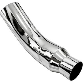 نصائح عادم الديزل 4 '' Inlet 6 '' Outlet 23 '' Long - Chrome Downdown Homepow Elbow Tips & Side Exit Mipe Kit