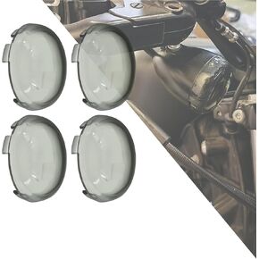 HDBUBALUS BULLET TELD LIGHT LIGHT LINS LENS COVER TOED FOR HARLEY TOURING ROAD KING STREET GLIDE SPORTSTER SOFTAIL DYNA 2000-2025 4PC